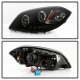 Chevy Cobalt 2005-2010 Black Smoked Halo Projector Headlights LED