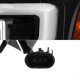 Ford F550 Super Duty 2011-2016 Black LED Low Beam Projector Headlights DRL