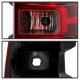 Chevy Suburban 2007-2014 Red Clear Tail Lights