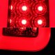 Ford F450 Super Duty 1999-2007 Red Clear LED Tail Lights Tube