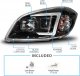Pontiac G5 2007-2009 Black Projector Headlights LED DRL A2