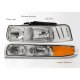Chevy Silverado 1999-2002 Chrome Headlights Set