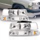 Chevy Silverado 1999-2002 Chrome Headlights Bumper Lights