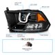 Dodge Ram 2009-2018 Black Projector Headlights LED DRL A2