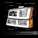 Chevy Avalanche 2003-2006 LED DRL Headlights Bumper Lights N4