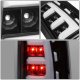 GMC Sierra Denali 2002-2006 Black LED Tail Lights N5