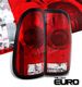 Ford F150 1997-2003 Red and Clear Tail Lights