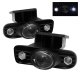 GMC Sierra 1999-2002 Smoked Halo Projector Fog Lights with LED