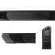 Ford F150 SuperCrew 2021-2024 Black Nerf Bars 6 inch