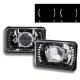 Chevy C10 Pickup 1981-1987 LED Black Sealed Beam Projector Headlight Conversion