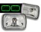 Ford F250 1999-2004 7 Inch Green Ring Sealed Beam Headlight Conversion