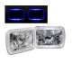 Chrysler Conquest 1987-1989 Blue Halo Sealed Beam Projector Headlight Conversion
