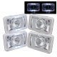 Pontiac Grand AM 1985-1989 Halo Sealed Beam Projector Headlight Conversion Low and High Beams