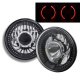 Dodge Pickup Truck 1969-1979 Red LED Black Chrome Sealed Beam Projector Headlight Conversion