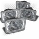 Chevy Camaro 1982-1992 LED Sealed Beam Projector Headlight Conversion Low and High Beams