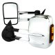 Chevy Silverado 3500HD 2007-2014 Towing Mirrors Power Heated Chrome LED Signal Lights