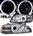 2000 Nissan Sentra Clear Halo Projector Headlights
