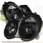 Mercedes Benz CLK 1998-2002 Depo Black AMG Projector Headlights