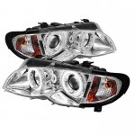 BMW E46 Sedan 3 Series 2002-2005 Clear CCFL Halo Projector Headlights