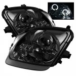 2001 Honda Prelude Smoked Halo Projector Headlights