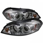 2007 Chevy Monte Carlo Clear CCFL Halo Projector Headlights