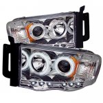 2003 Dodge Ram 3500 Clear CCFL Halo Projector Headlights with LED 2003 Dodge Ram 3500 Clear CCFL Halo Projector Headlights with LED