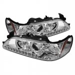 1993 Toyota Corolla Clear Halo Projector Headlights with LED