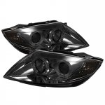 BMW Z4 2003-2008 Smoked Dual Halo Projector Headlights