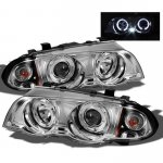 BMW 3 Series Sedan 1999-2001 Clear Halo Projector Headlights BMW 3 Series Sedan 1999-2001 Clear Halo Projector Headlights