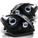 2001 Honda Prelude Black Halo Projector Headlights
