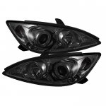 Toyota Camry 2002-2006 Smoked Halo Projector Headlights