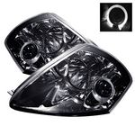 Mitsubishi Eclipse 2000-2005 Smoked Halo Projector Headlights
