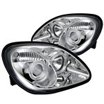 Mercedes Benz SLK 1998-2004 Clear Dual Halo Projector Headlights