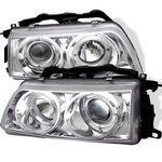 Honda CRX 1990-1991 Clear Halo Projector Headlights