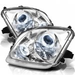 2001 Honda Prelude Clear Halo Projector Headlights