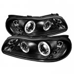 1999 Chevy Malibu Black Halo Projector Headlights