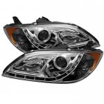 Mazda 3 Sedan 2004-2009 Clear Projector Headlights with LED Daytime Running Lights