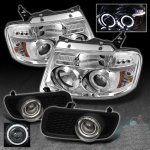 2004 Ford F150 Clear Halo Projector Headlights and Projector Fog Lights