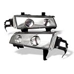 1993 Honda Prelude Clear Halo Projector Headlights