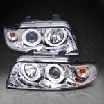 1999 Audi A4 Clear Halo Projector Headlights