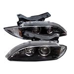 1998 Chevy Cavalier Black Halo Projector Headlights with LED 1998 Chevy Cavalier Black Halo Projector Headlights with LED