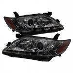 2009 Toyota Camry Smoked Projector Headlights with LED 2009 Toyota Camry Smoked Projector Headlights with LED