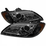 Mazda 3 Sedan 2004-2009 Smoked Halo Projector Headlights