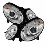 Mercedes Benz E Class 2003-2006 Clear Projector Headlights