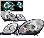 1998 Lexus GS300 Clear Projector Headlights CCFL Halo