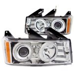 2004 Chevy Colorado Clear Projector Headlights with CCFL Halo