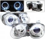 2001 Acura Integra Clear Projector Headlights with Halo 2001 Acura Integra Clear Projector Headlights with Halo