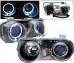 2001 Acura Integra Black Projector Headlights with Halo 2001 Acura Integra Black Projector Headlights with Halo