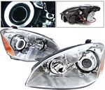 2003 Nissan Altima Clear Projector Headlights CCFL Halo