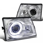 1999 Ford Ranger Clear Halo Projector Headlights 1999 Ford Ranger Clear Halo Projector Headlights